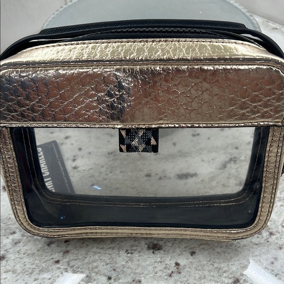Henry Charles  Gold and Black Clear Isla Convertible Bag - Picture 3 of 7